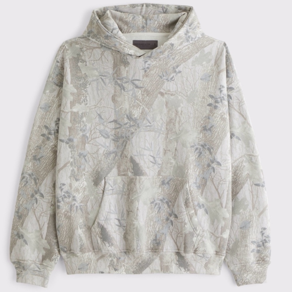 Abercrombie Essential Popover Camo Hoodie